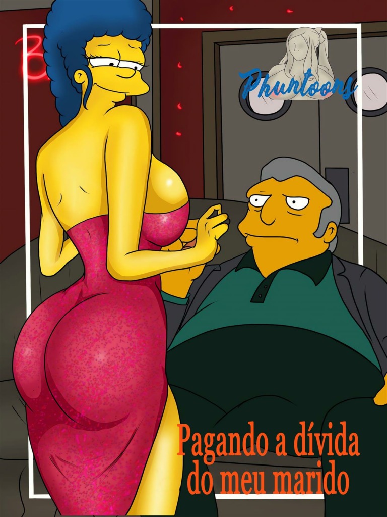 Marge pagando as dividas do marido Marge pagando as dividas do marido