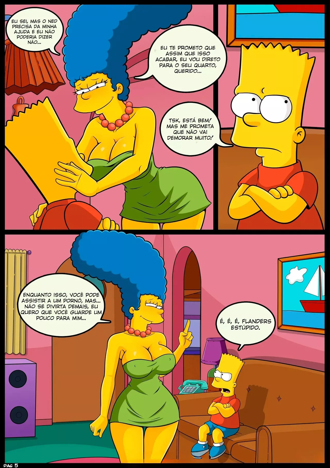 A Fantasia Amarela: A Sentada da Babá - Página 6