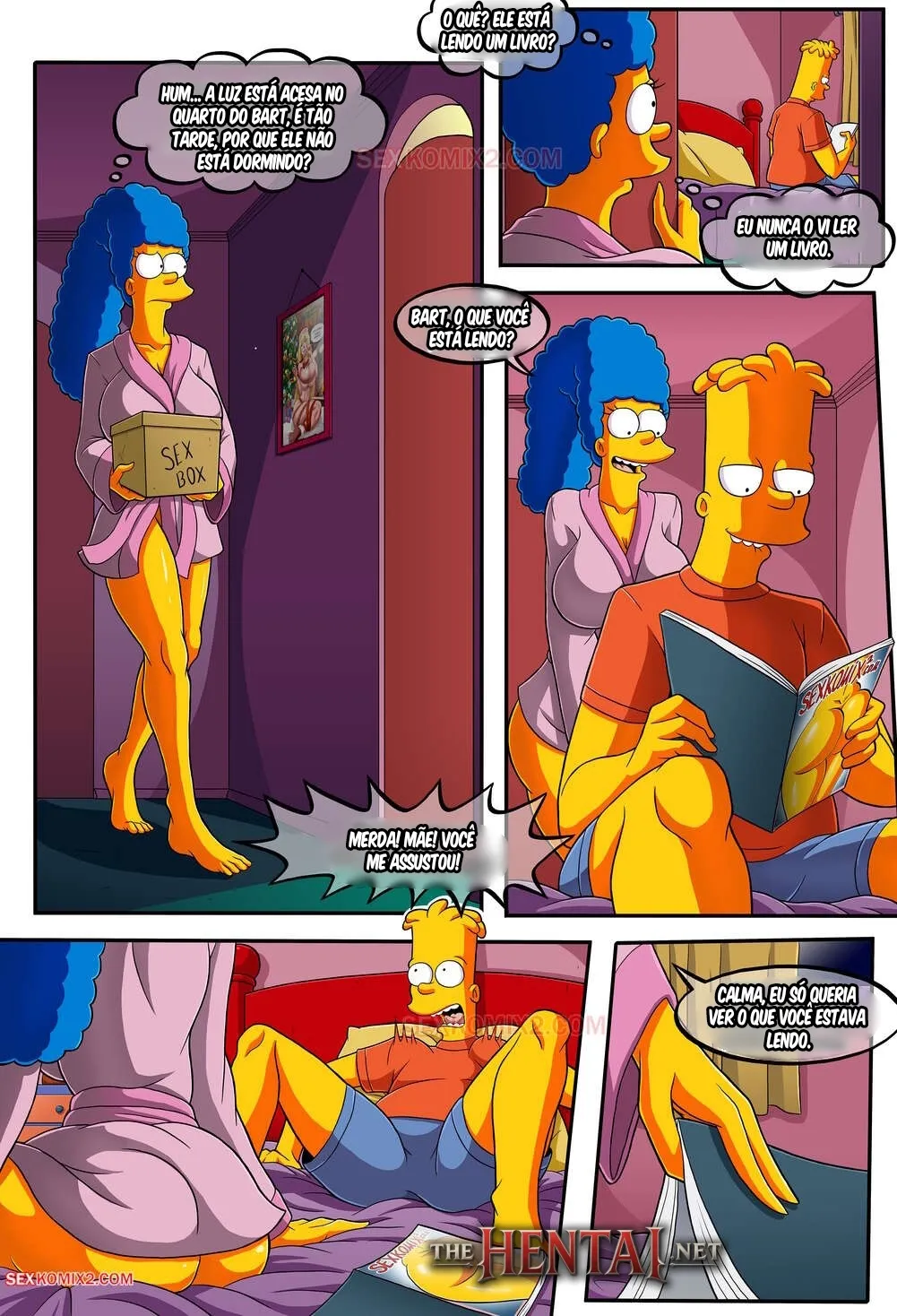 A Calcinha Nova da Mamãe | Os Simpsons Hentai - Página 4