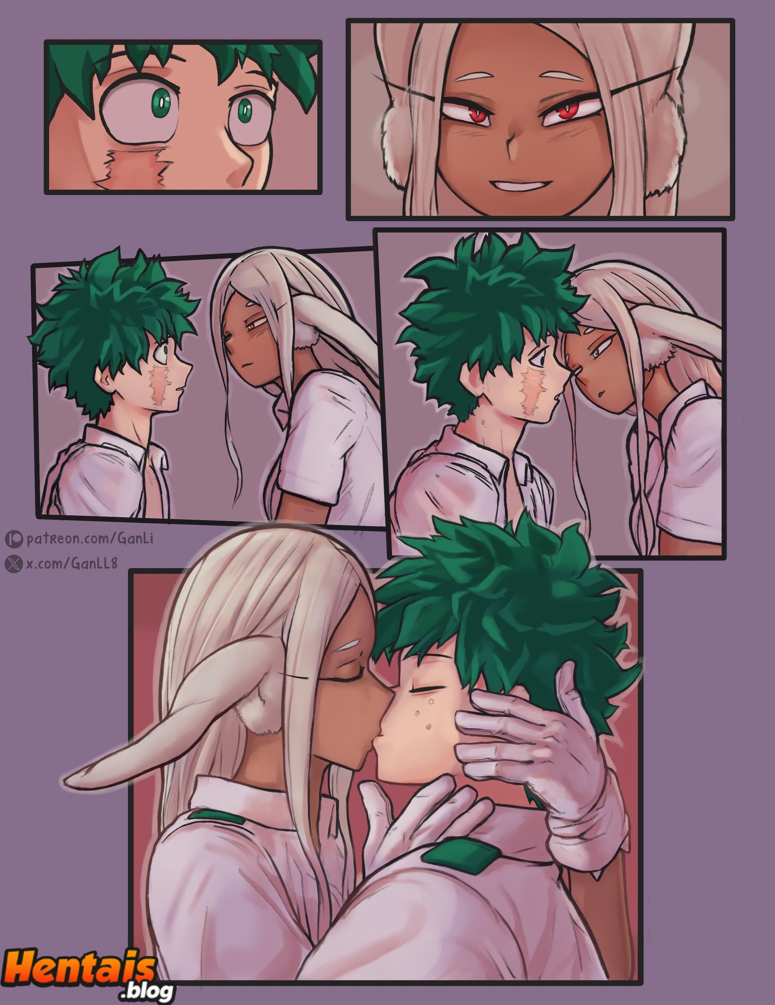 Boku No Hero Hentai: Deku & Mirko - Página 12