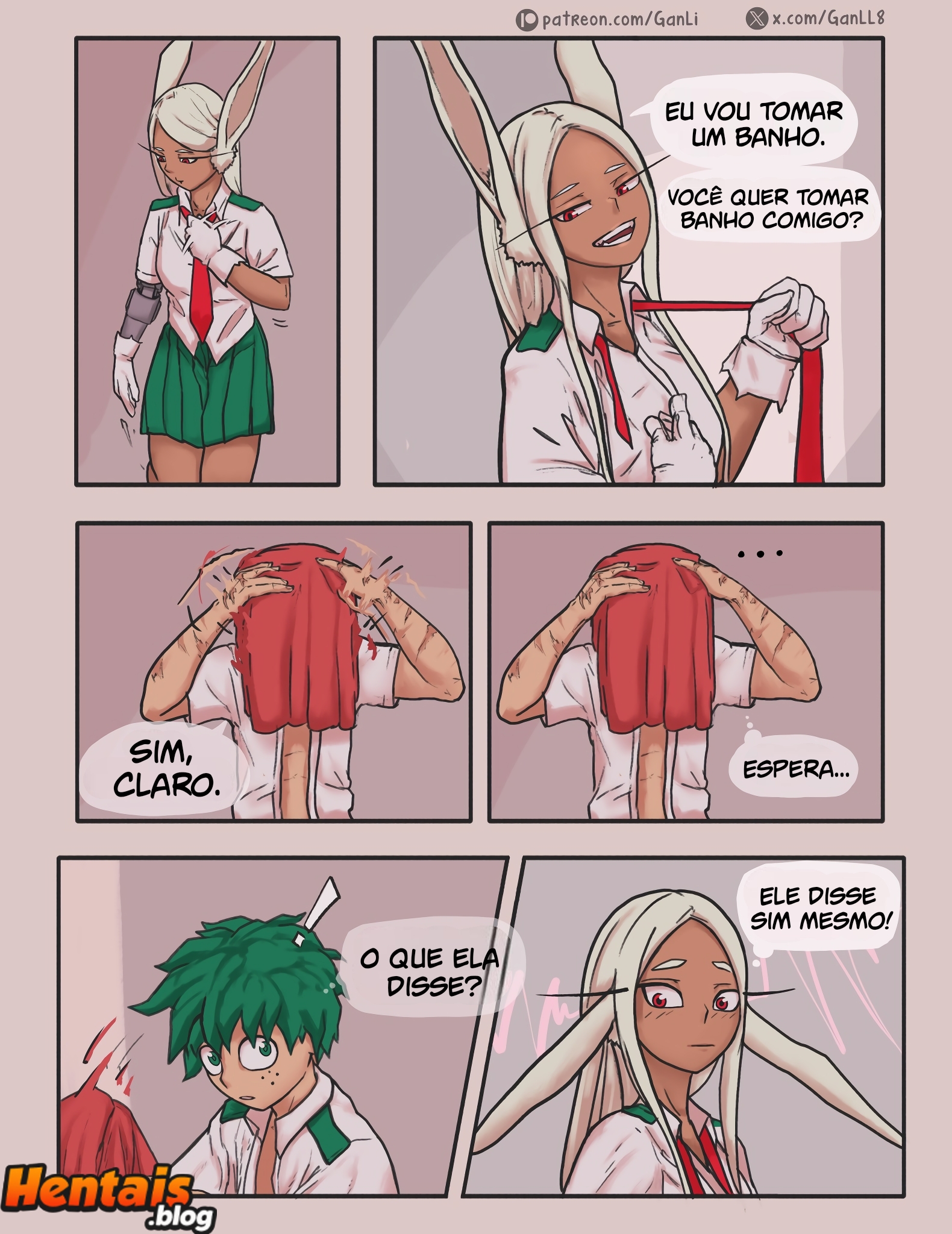 Boku No Hero Hentai: Deku & Mirko - Página 5