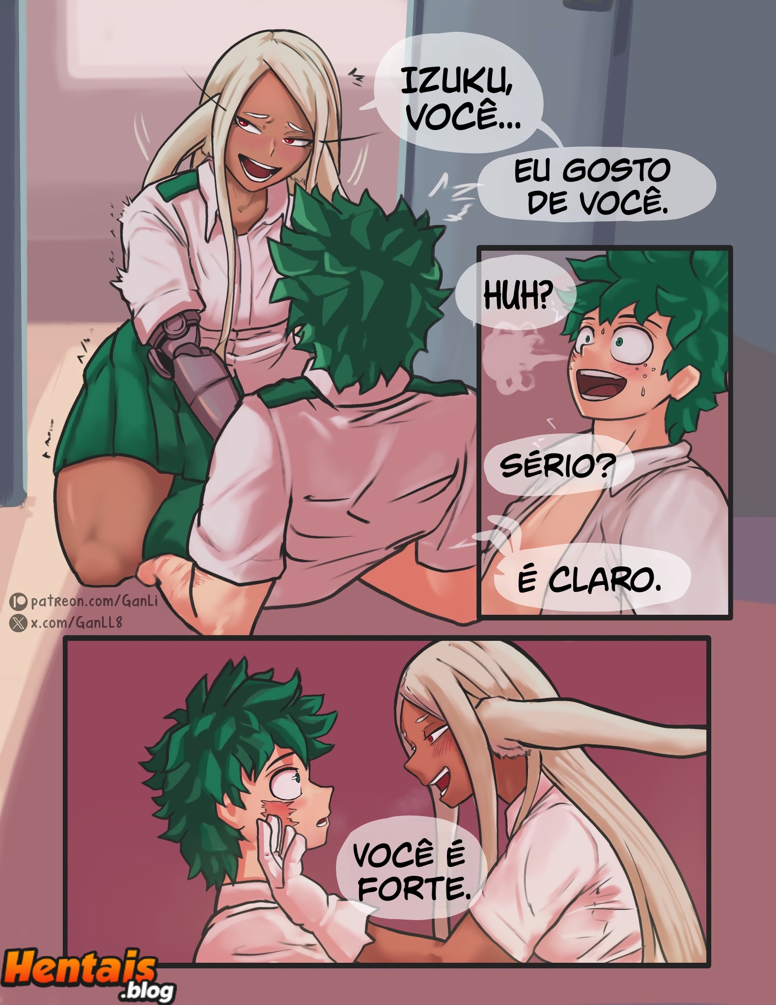 Boku No Hero Hentai: Deku & Mirko - Página 8