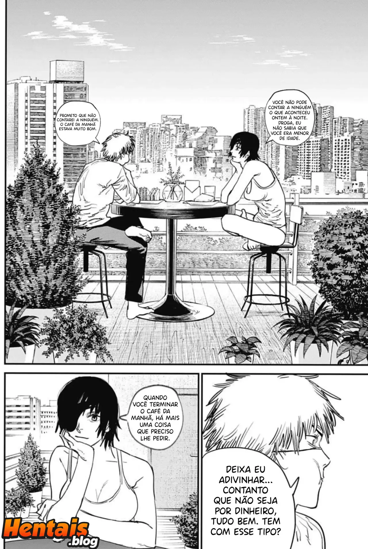 Chainsaw Man Hentai: Denji Ainda e Virgem - Página 19