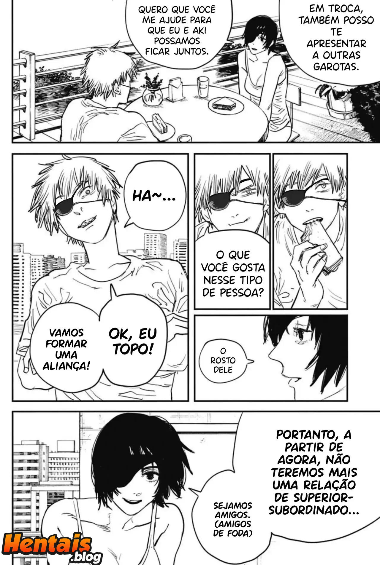 Chainsaw Man Hentai: Denji Ainda e Virgem - Página 20