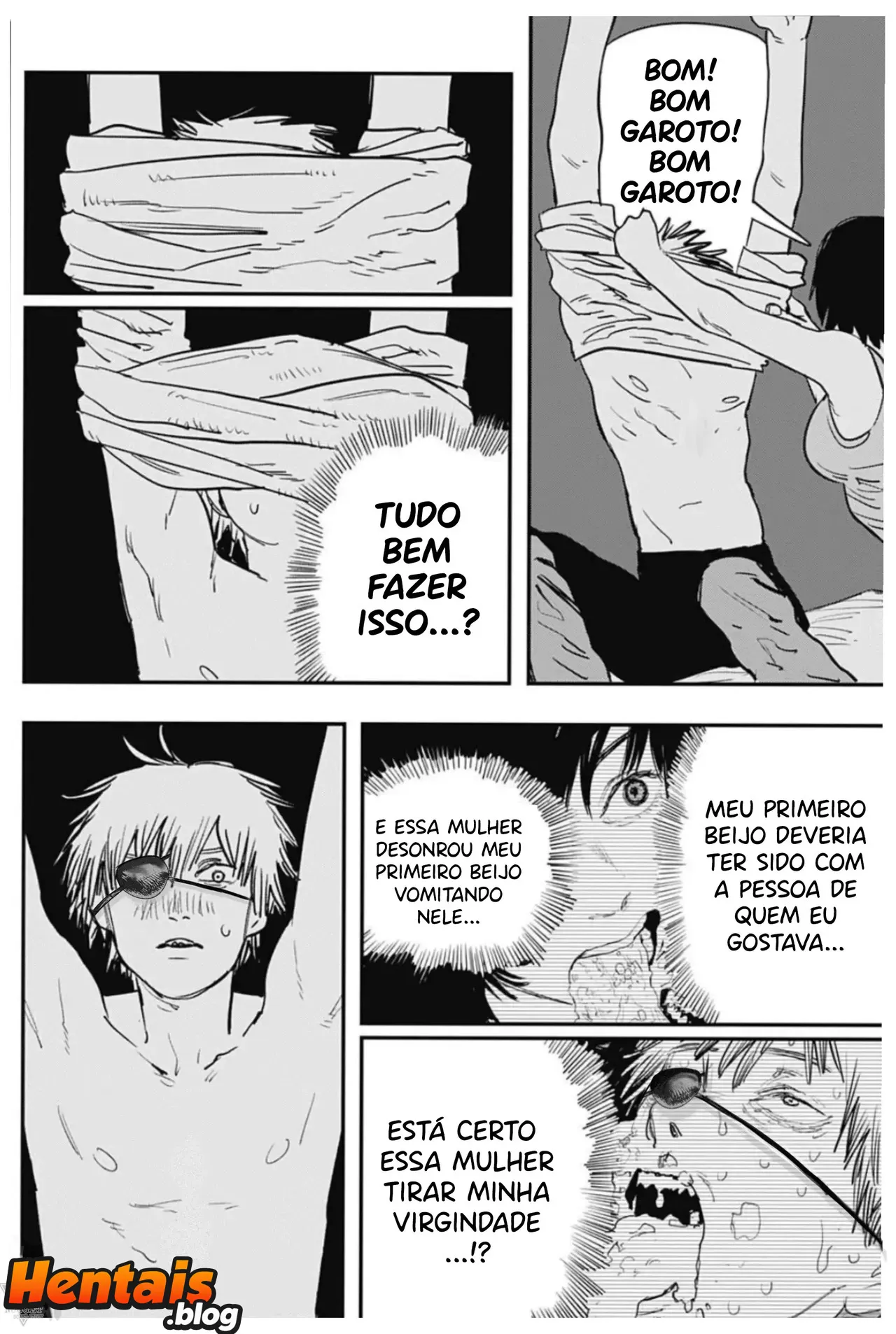 Chainsaw Man Hentai: Denji Ainda e Virgem - Página 7