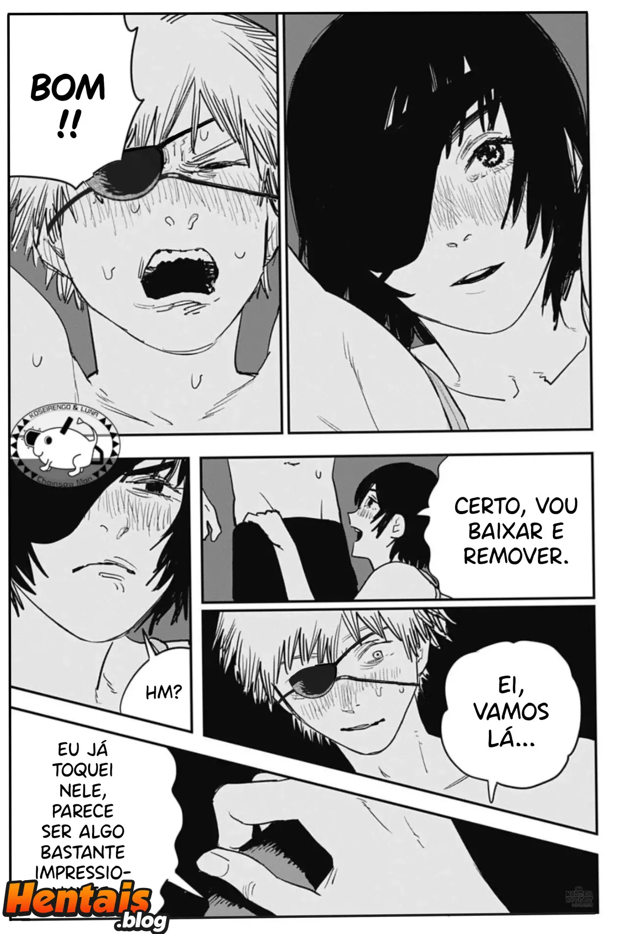 Chainsaw Man Hentai: Denji Ainda e Virgem - Página 8