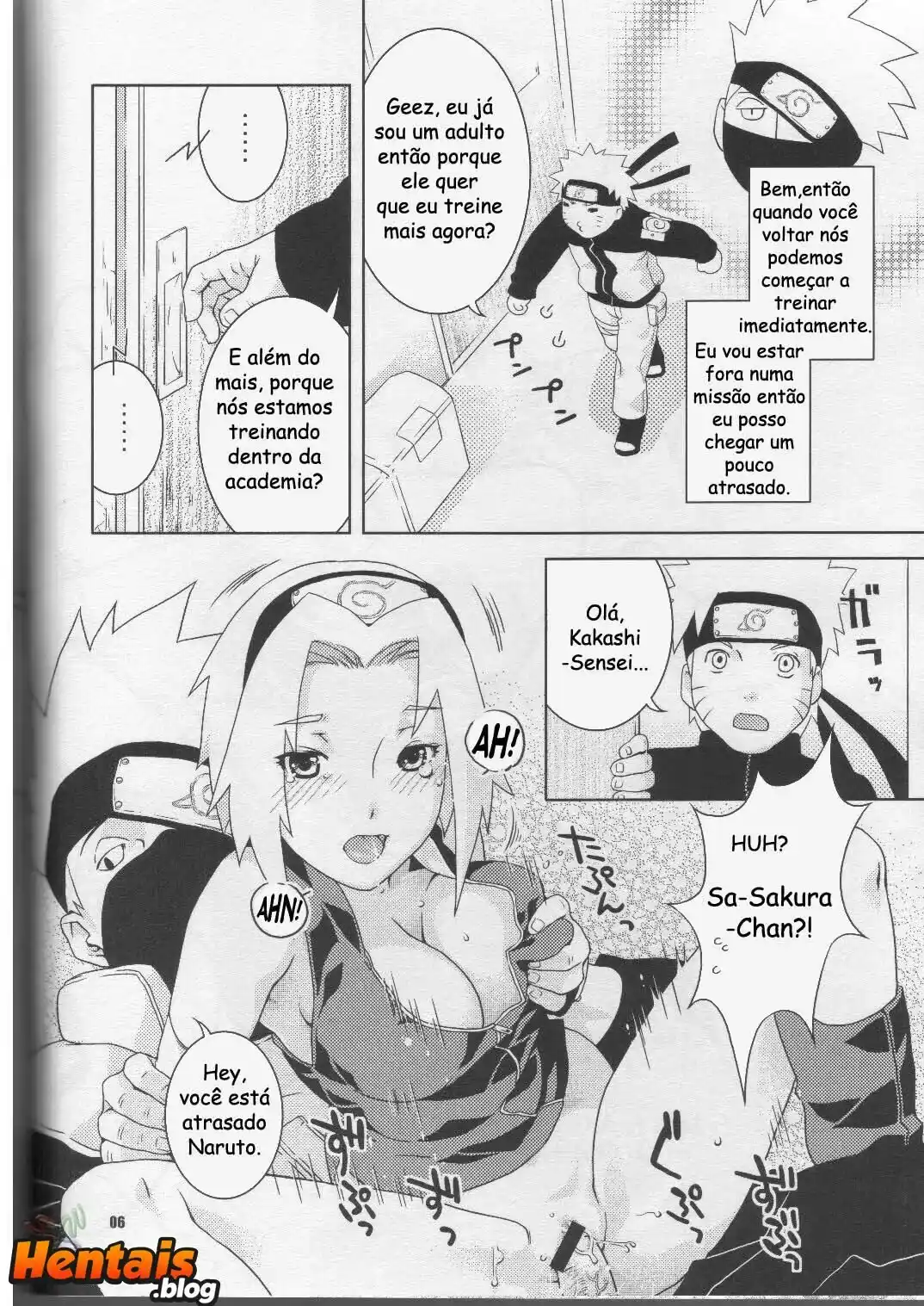 Naruto Hentai: A Flor de Cerejeira - Página 5