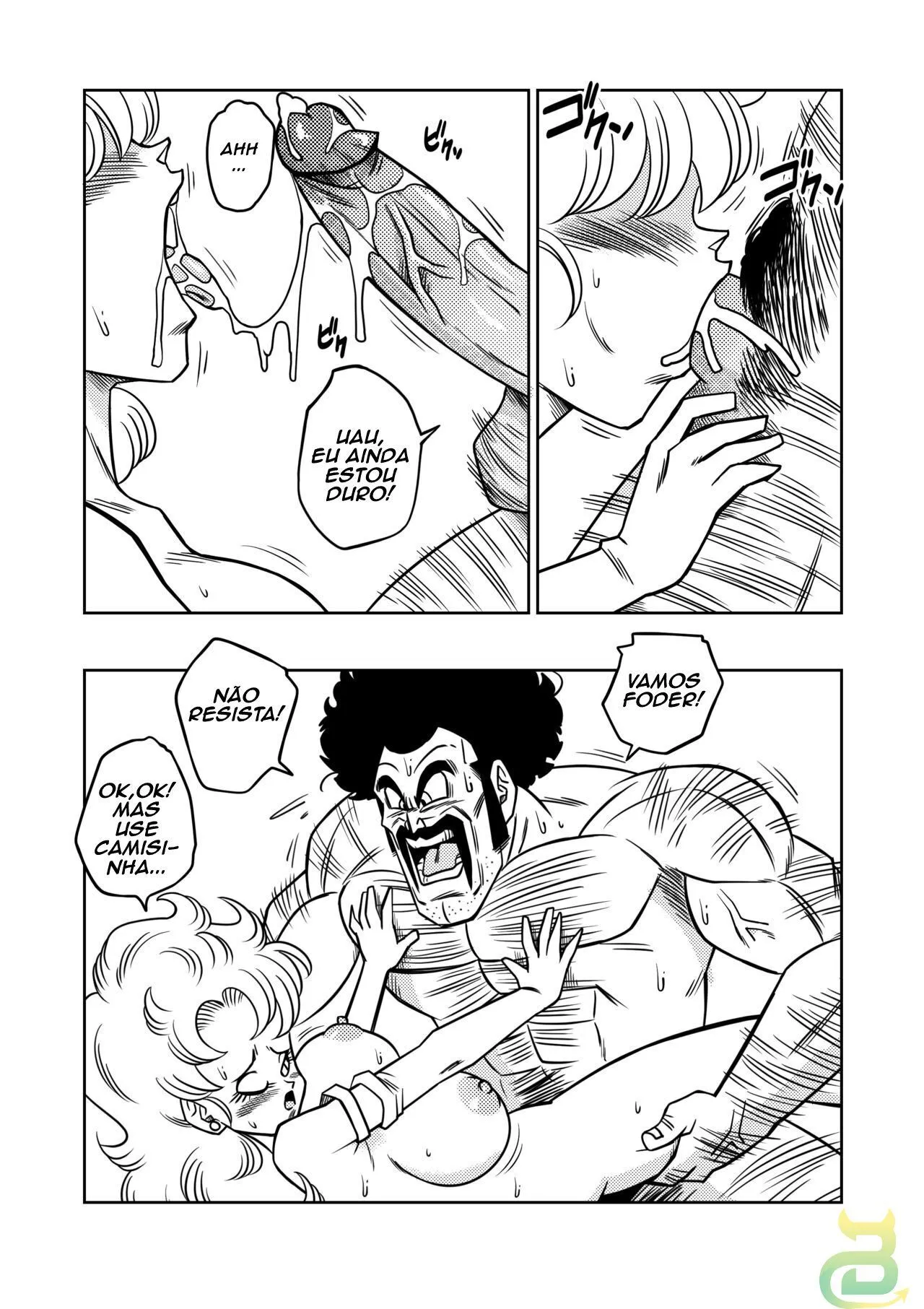 O Treinamento Secreto de Mr. Satan | Dragon Ball Porno - Página 10