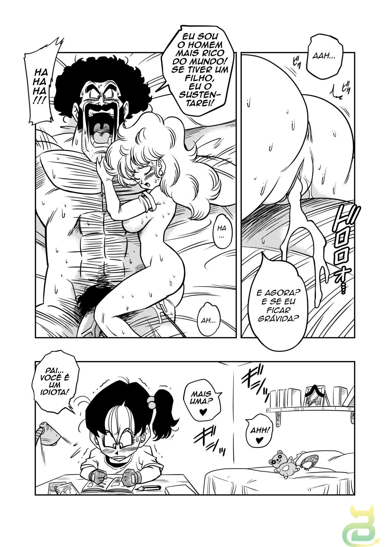 O Treinamento Secreto de Mr. Satan | Dragon Ball Porno - Página 18