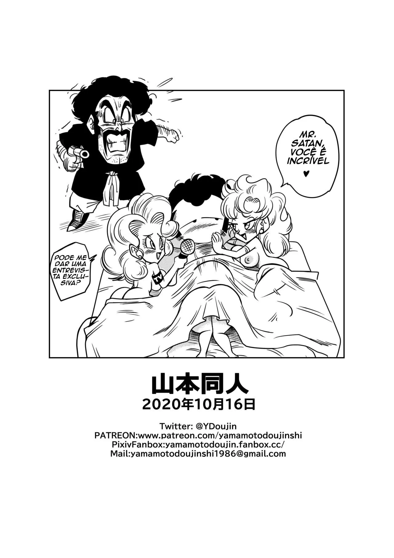 O Treinamento Secreto de Mr. Satan | Dragon Ball Porno - Página 19