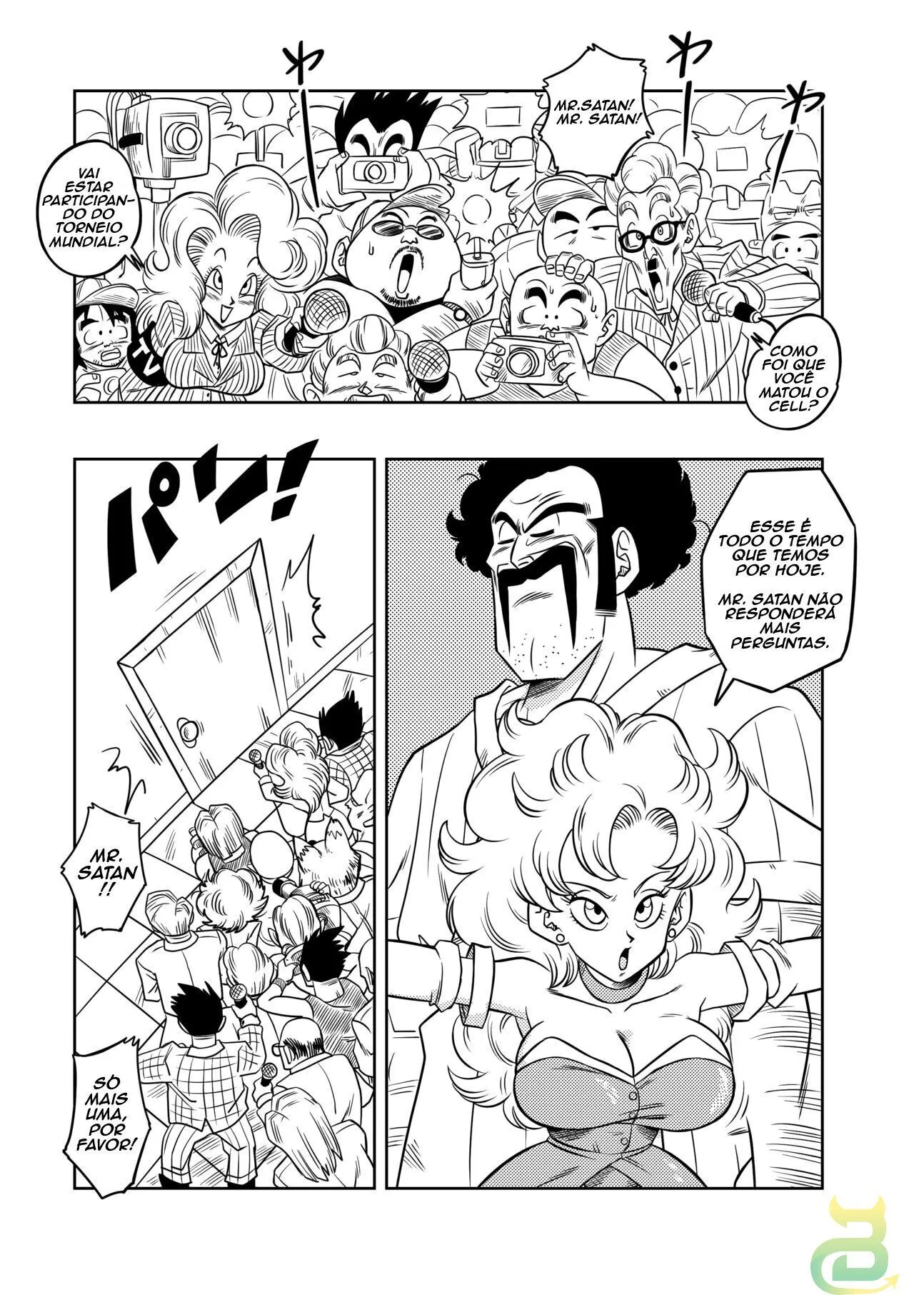 O Treinamento Secreto de Mr. Satan | Dragon Ball Porno - Página 2