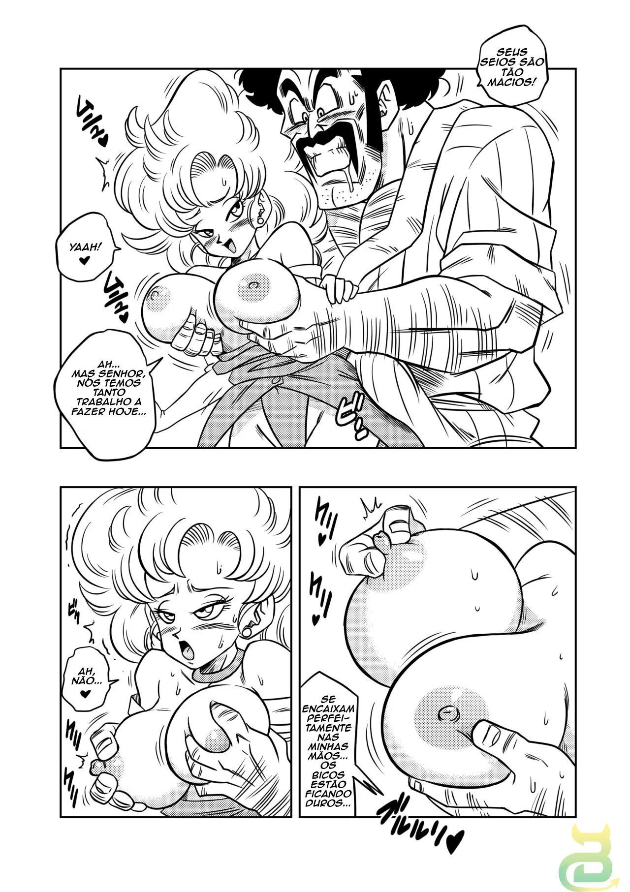 O Treinamento Secreto de Mr. Satan | Dragon Ball Porno - Página 5
