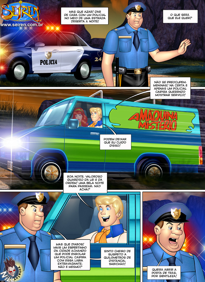 Scooby Doo HQ de Sexo: O Fantasma Encoxador - Página 9