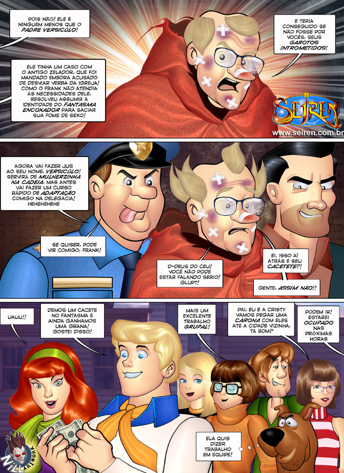 Scooby Doo HQ de Sexo: O Fantasma Encoxador - Página 116