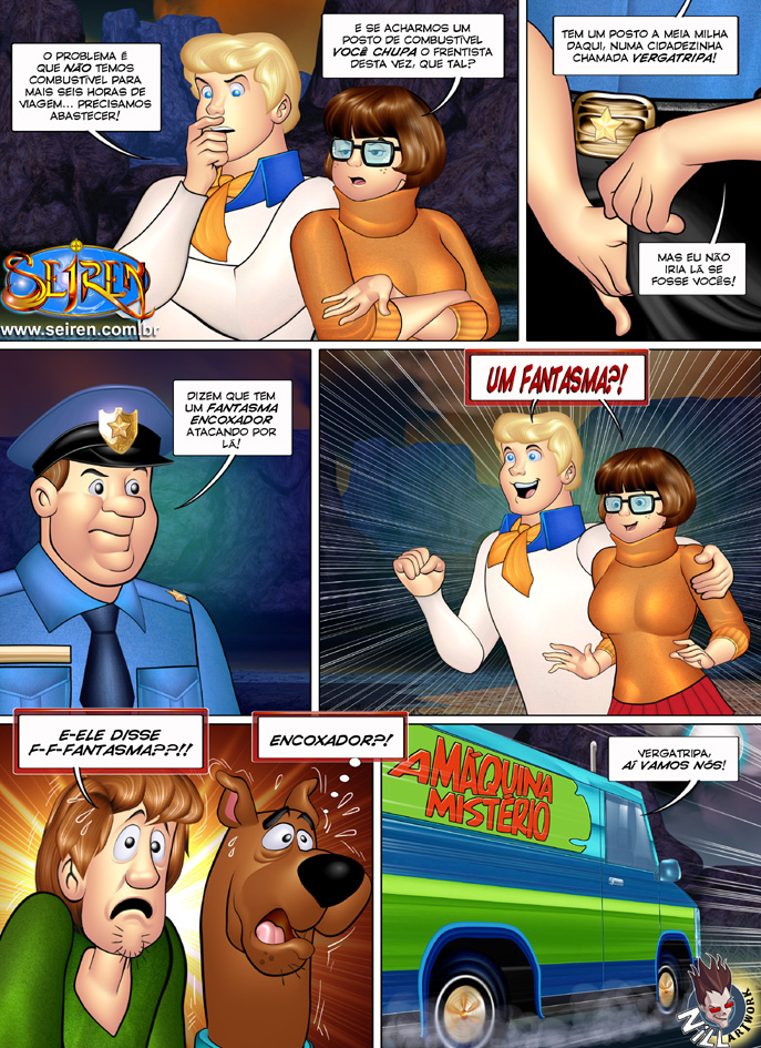 Scooby Doo HQ de Sexo: O Fantasma Encoxador - Página 20