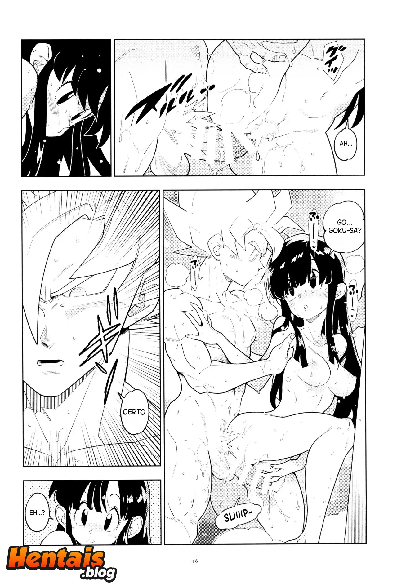 Só Nós Dois No Banho | Dragon Ball Hentai - Página 13