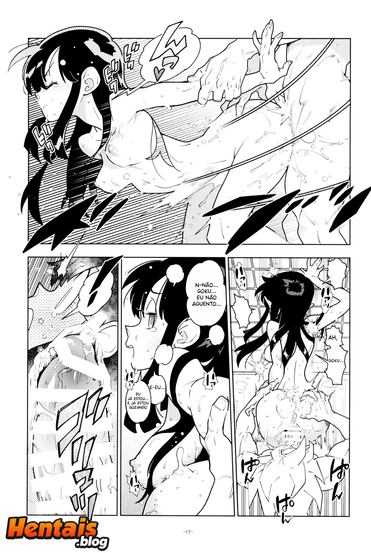 Só Nós Dois No Banho | Dragon Ball Hentai - Página 14