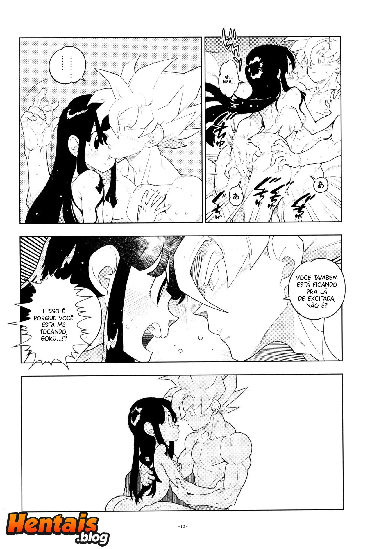 Só Nós Dois No Banho | Dragon Ball Hentai - Página 9