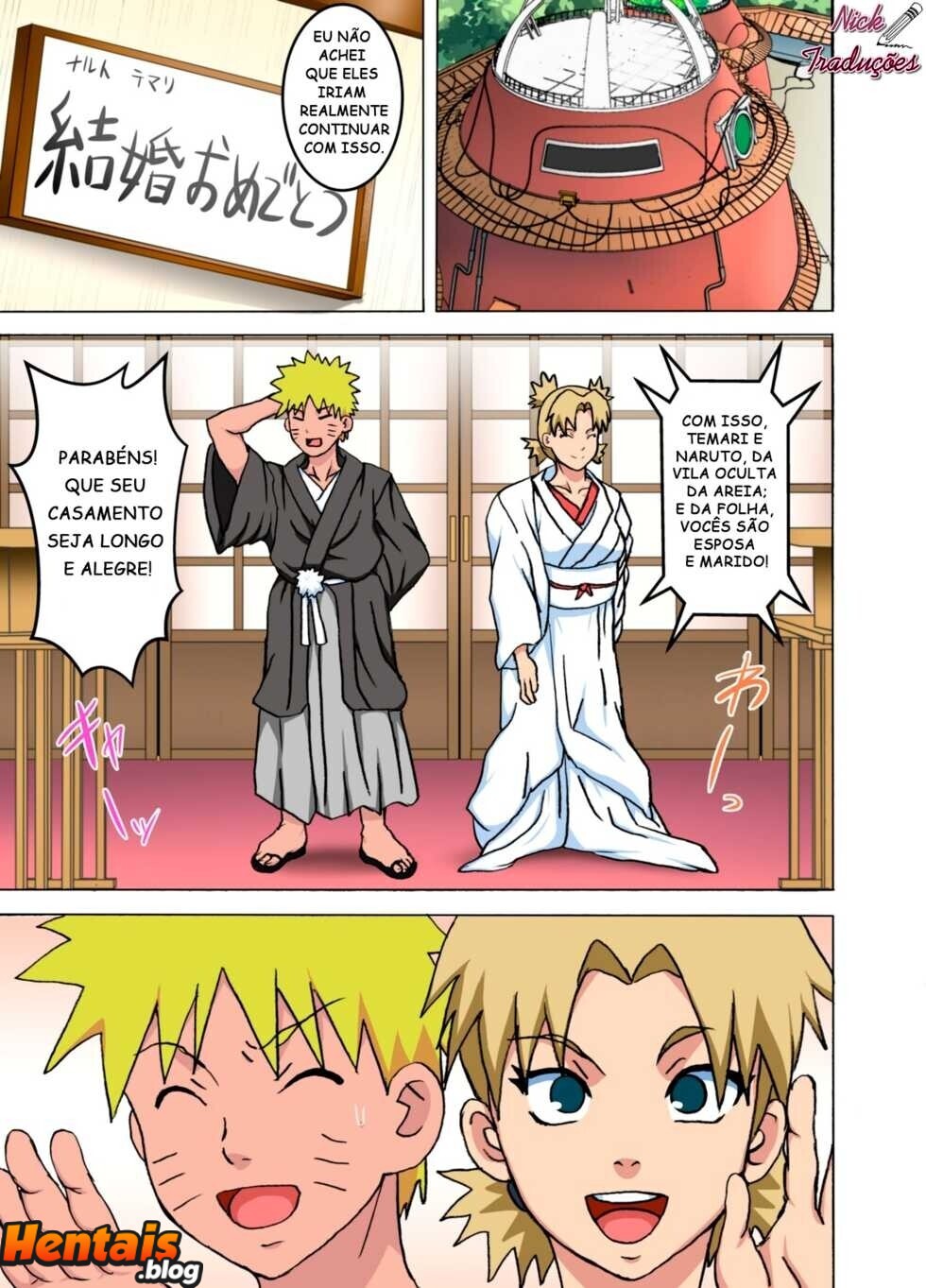 Naruto Hentai: Casamento Sexy da Temari - Página 3