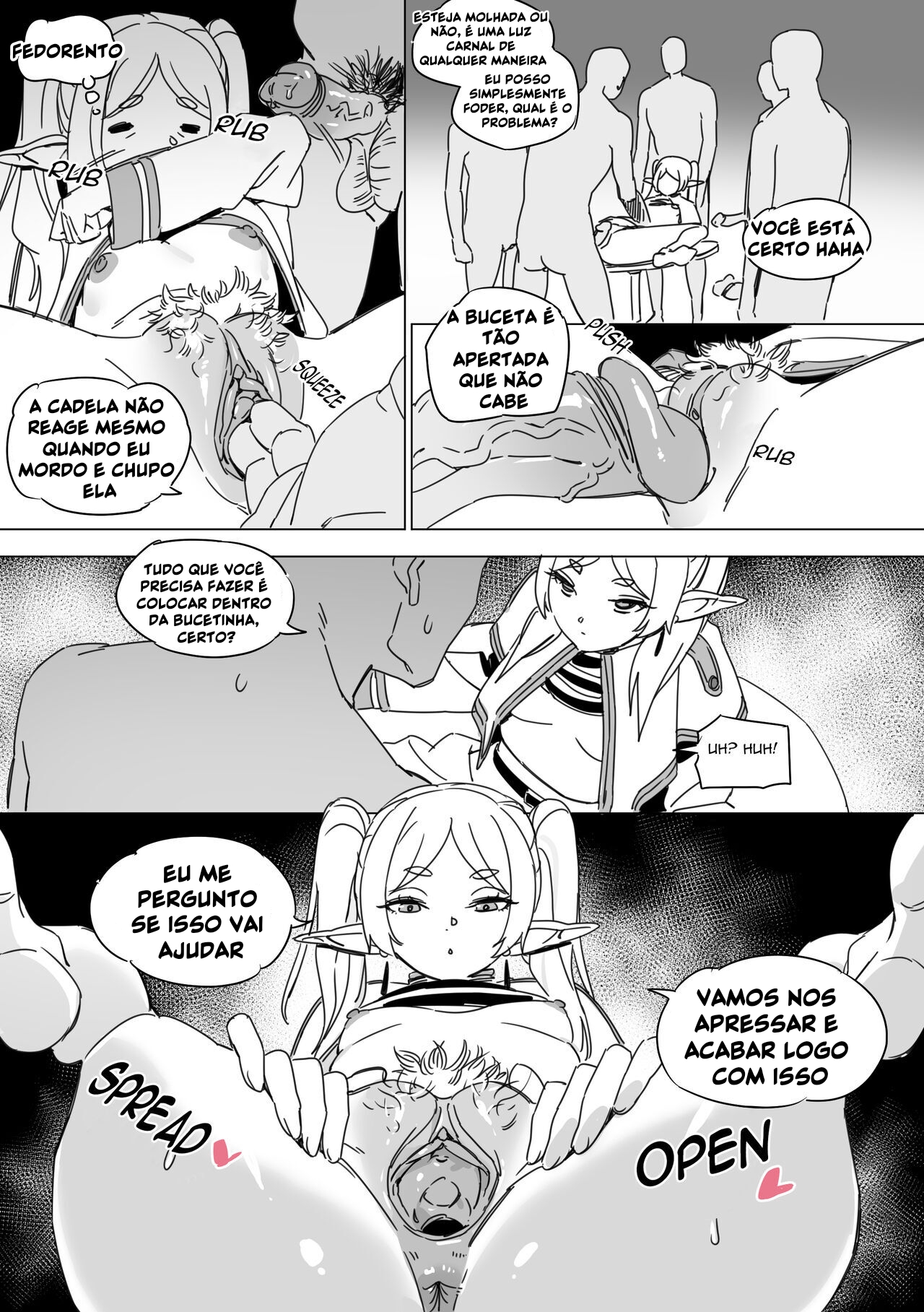 Sousou no Frieren HQ Hentai: Frieren Derrotada - Página 10