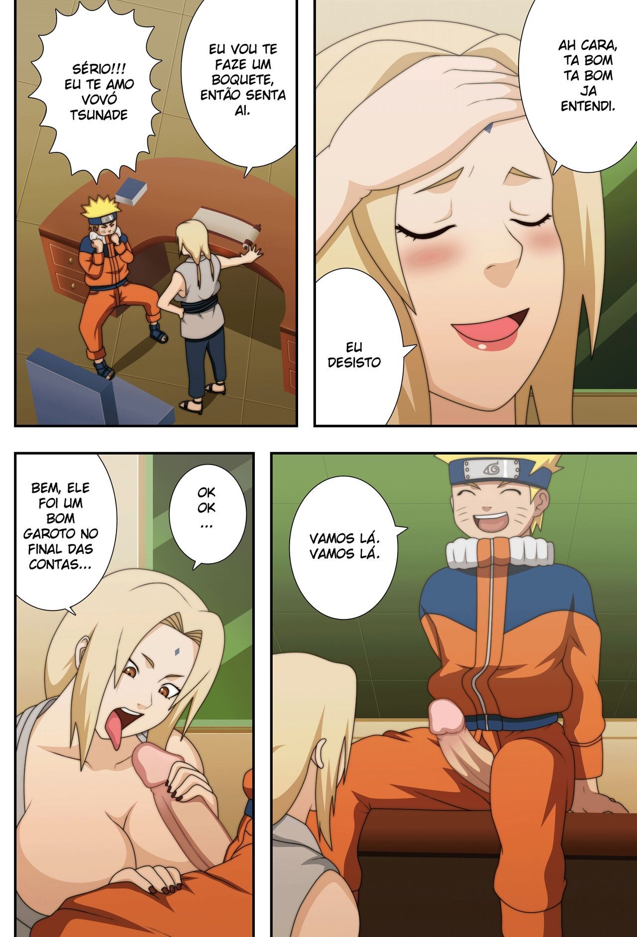 Naruto Porno: Tsunade Ninja de Peitos Grande - Página 11