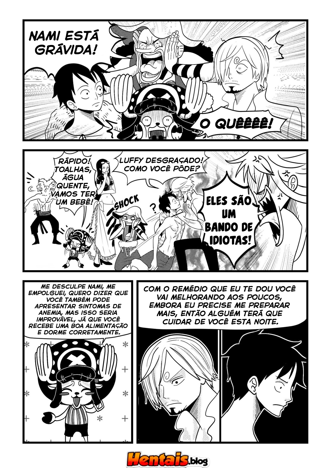 One Piece HQ Hentai: Flan Napolitan Cap.01 - Página 11