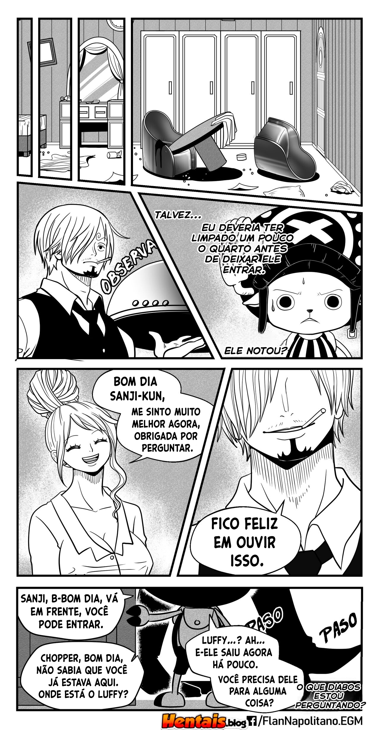 One Piece HQ Hentai: Flan Napolitan Cap.04 - Página 11