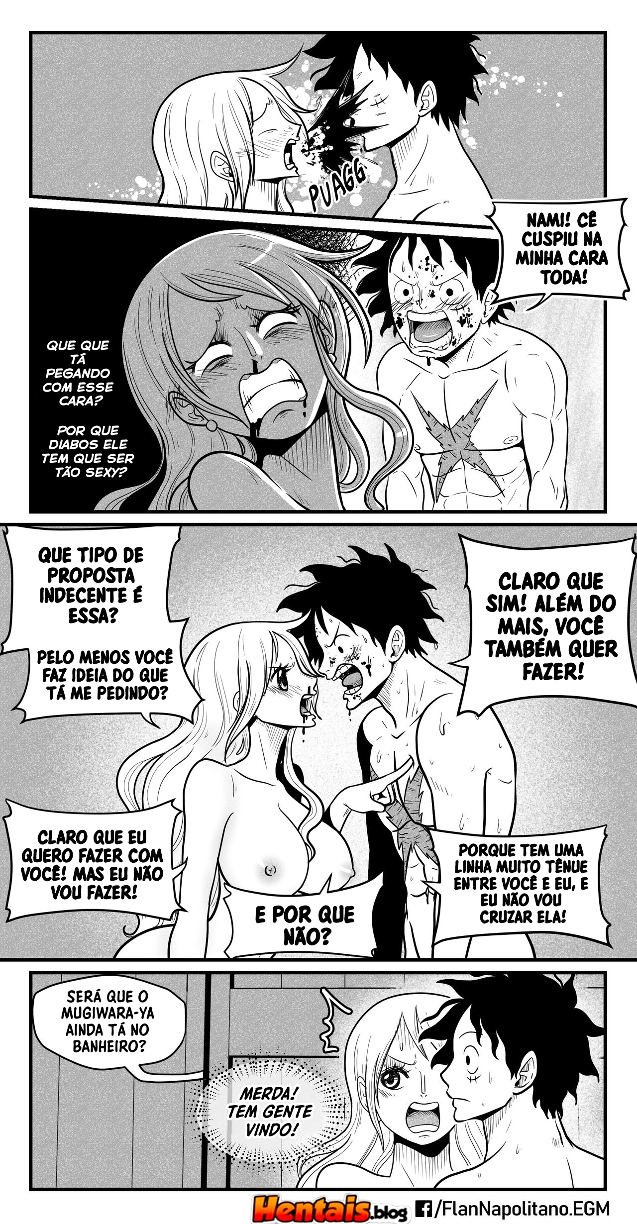 One Piece HQ Hentai: Flan Napolitan Cap.07 - Página 11
