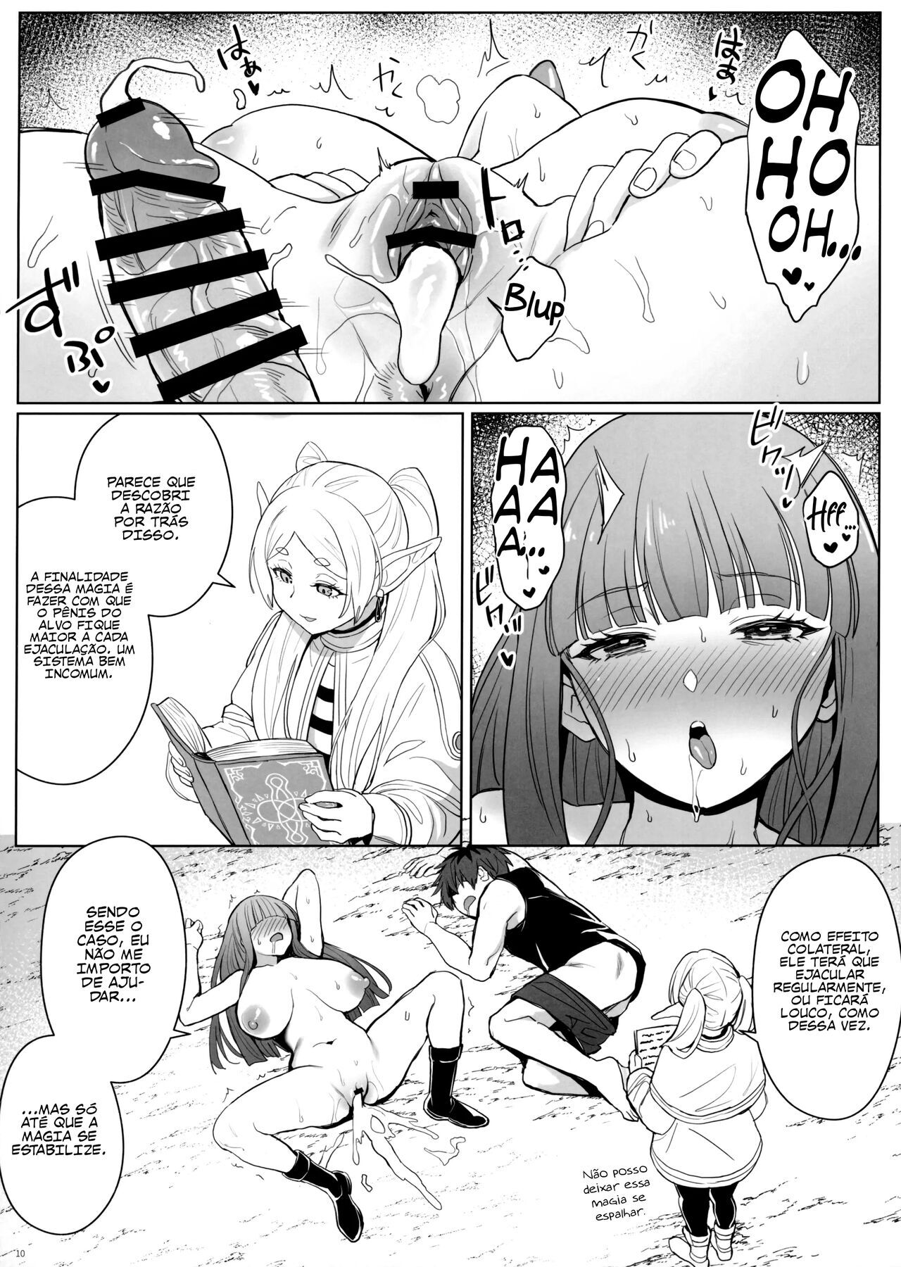 Sousou No Frieren Porno: Magia Para Aumentar o Pênis - Página 11