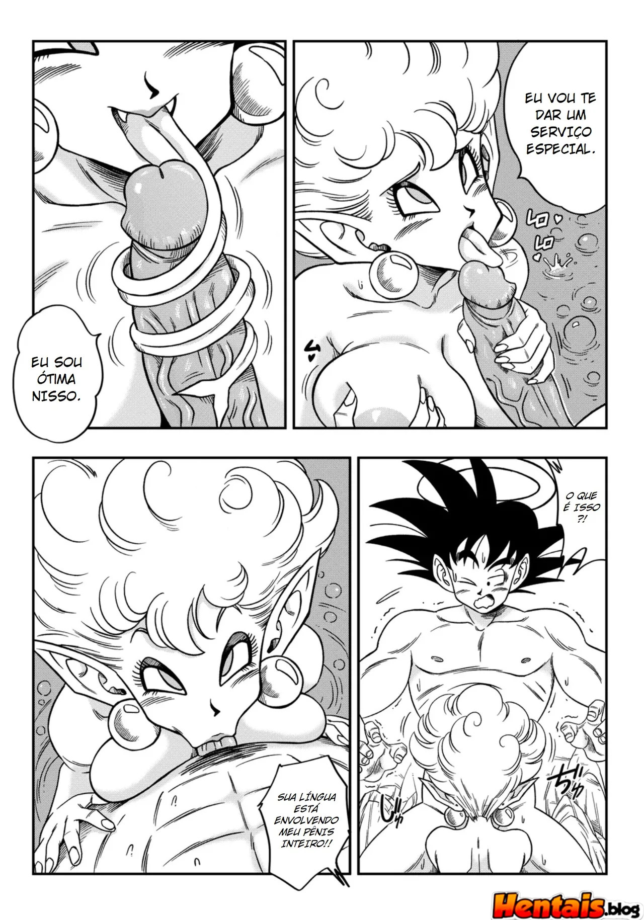 Dragon Ball z: A Hospitalidade da Princesa Serpente - Página 11