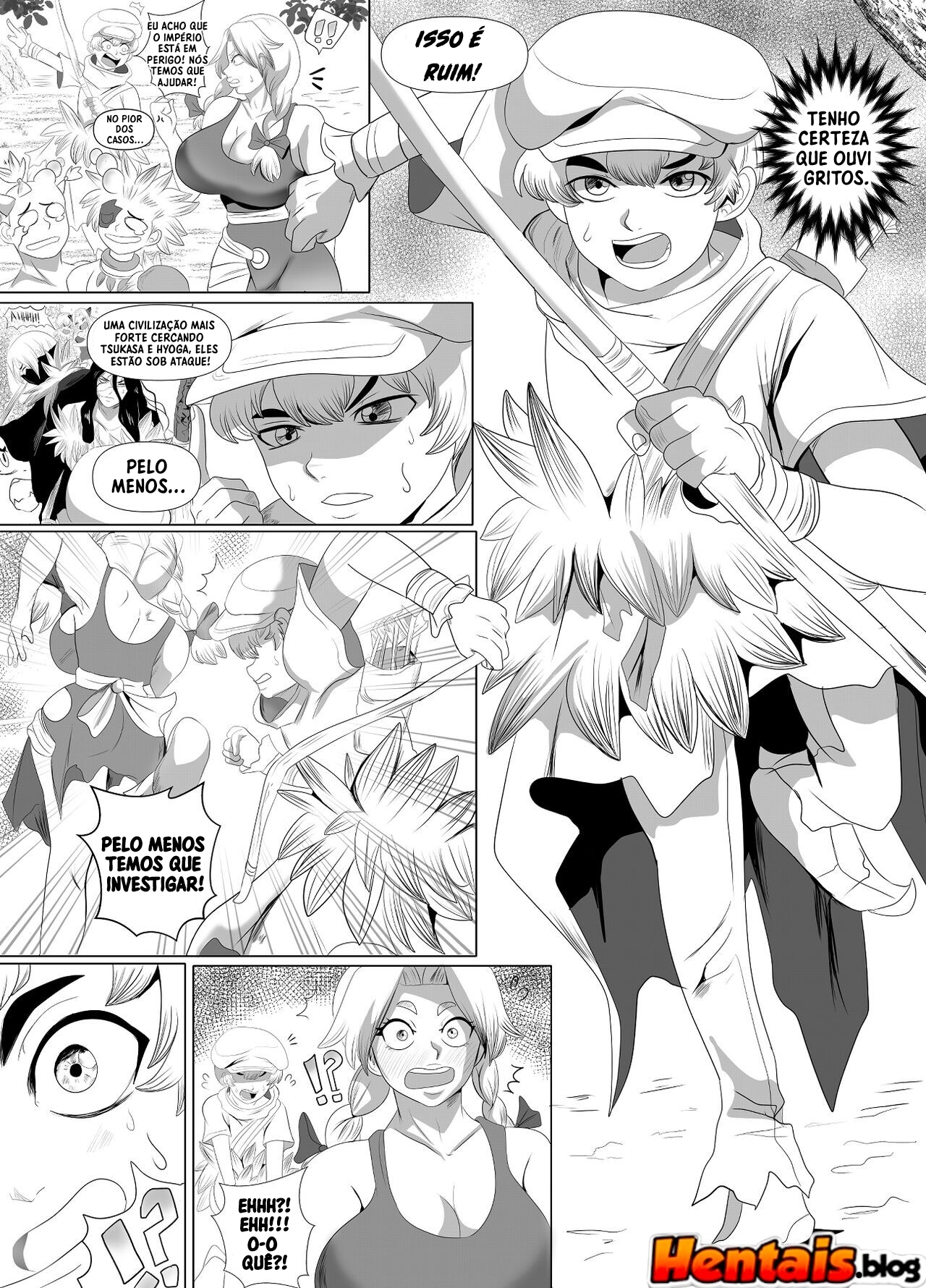 Dr. Stone HQ Hentai: A Historia Alternativa - Página 12
