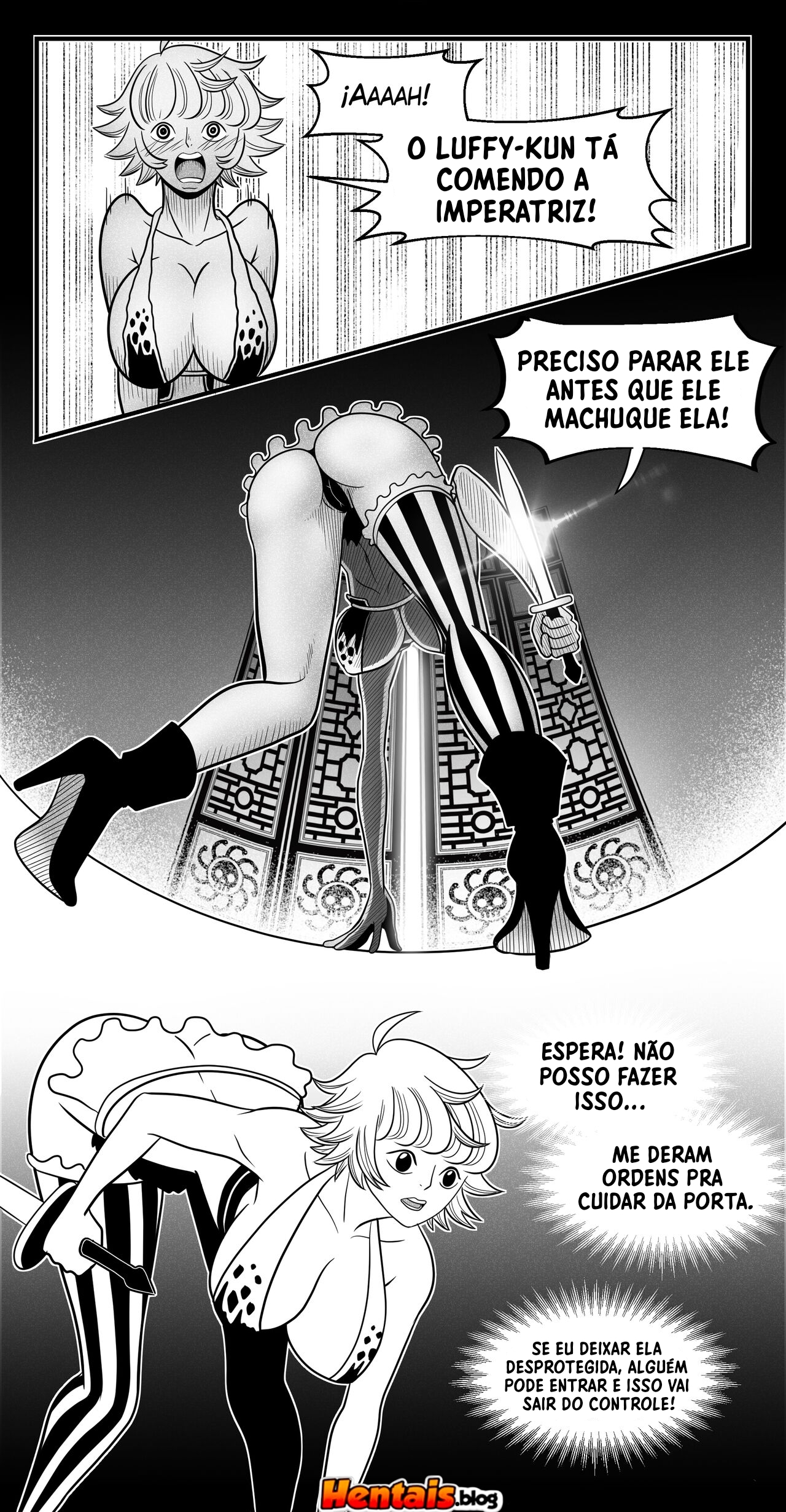 One Piece Porno: Especial Hancock x Luffy VL.02 - Página 12