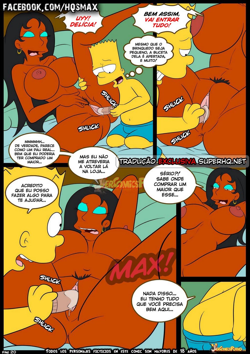 Os Simpsons QD Porno: Velhos Costumes Cap.07 - Página 12