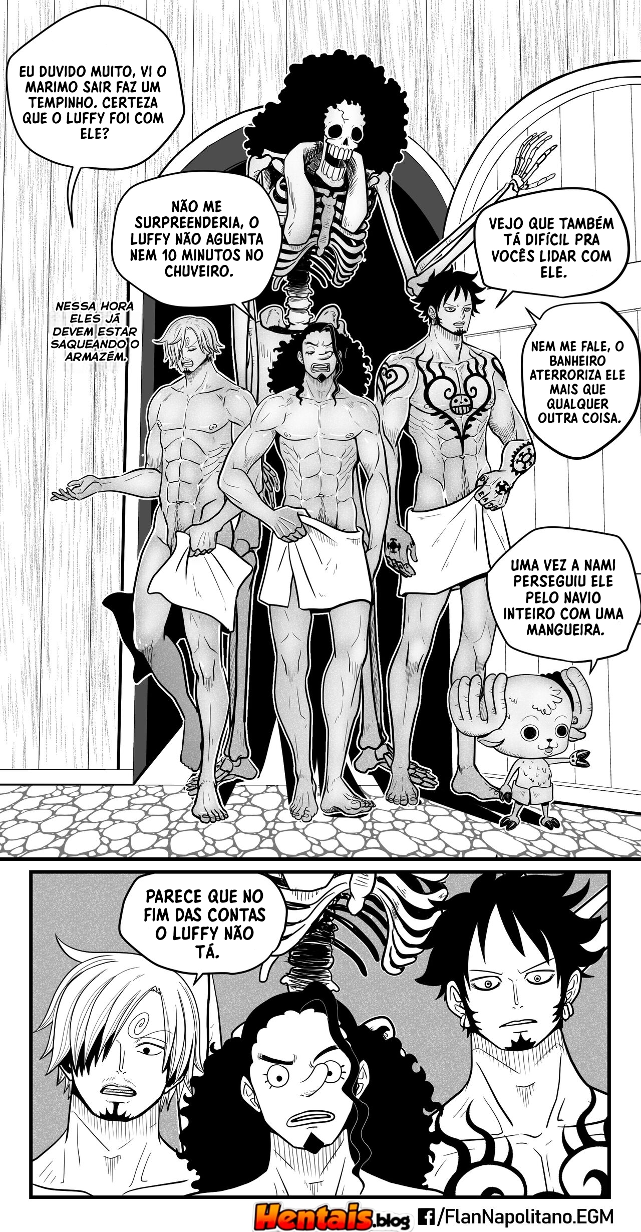 One Piece HQ Hentai: Flan Napolitan Cap.07 - Página 12