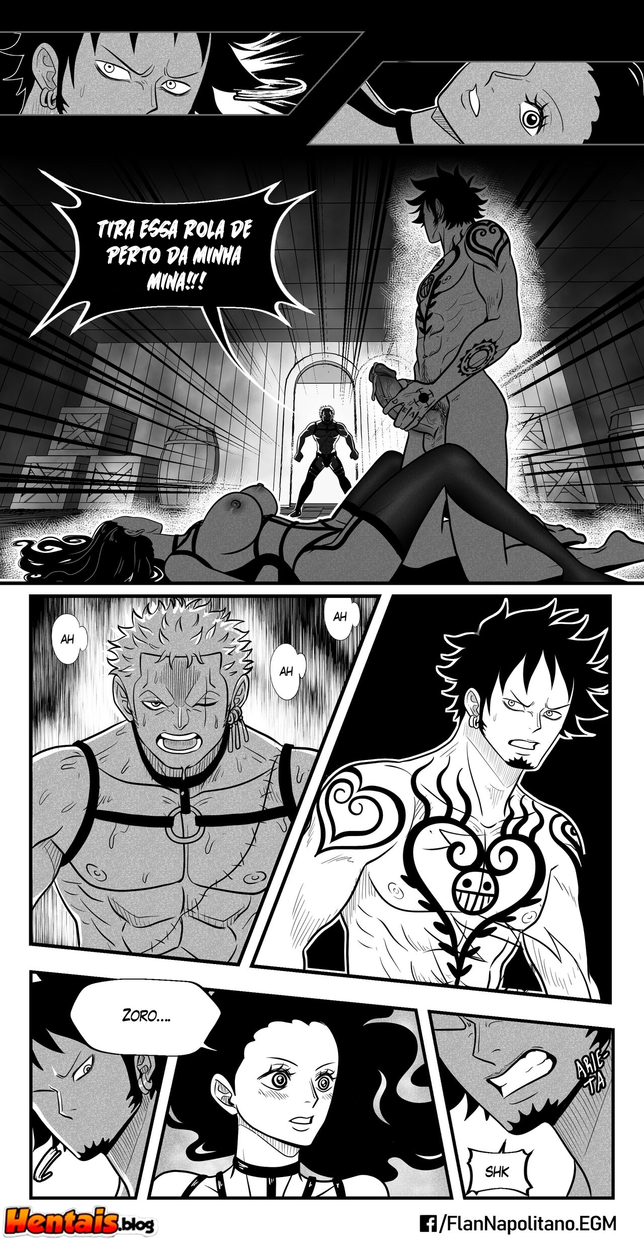 One Piece HQ Hentai: Flan Napolitan Cap.08 - Página 12