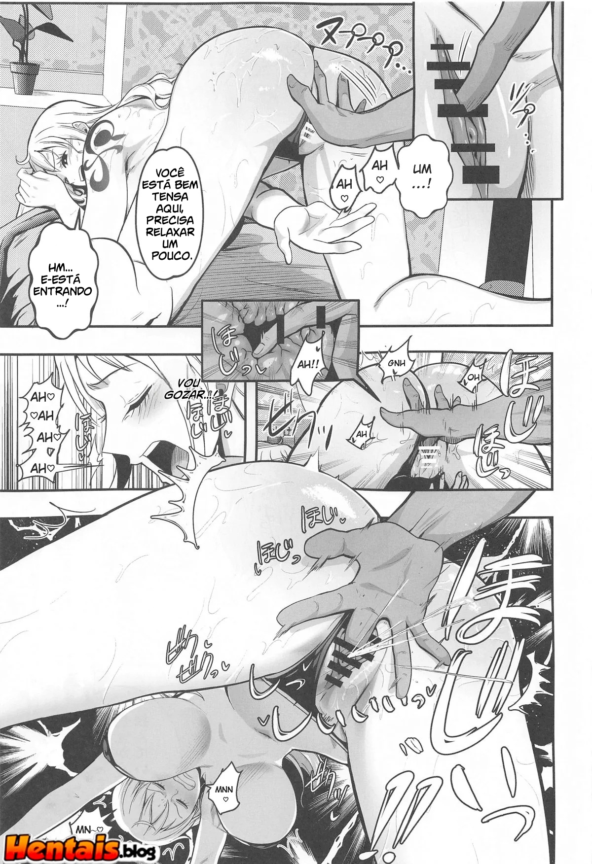 One Piece HQs Adultas: Massagem Depois Do Banho - Página 12