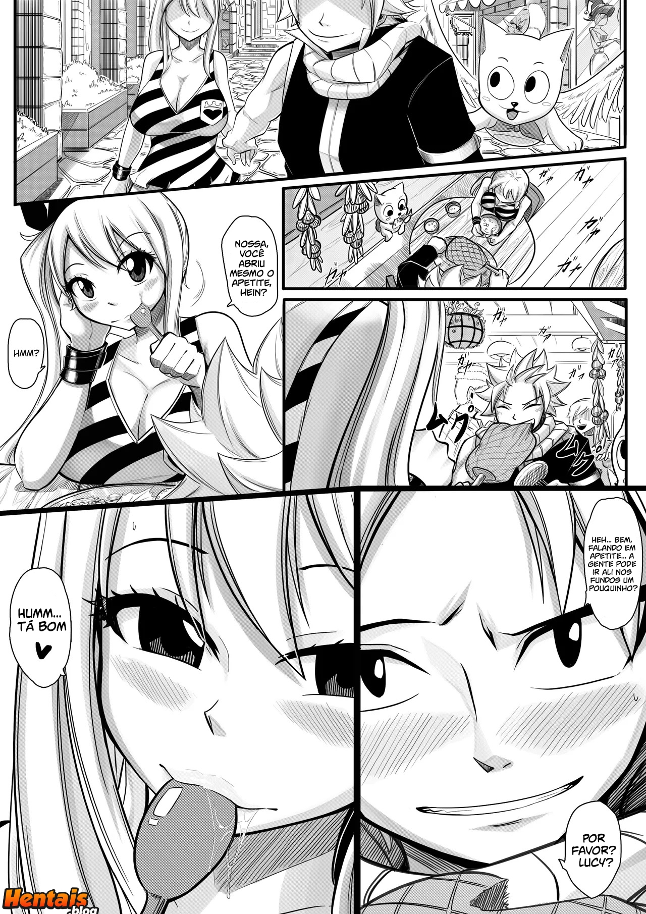 Fairy Tail Hentai: Calor de fada Cap.02 - Página 12
