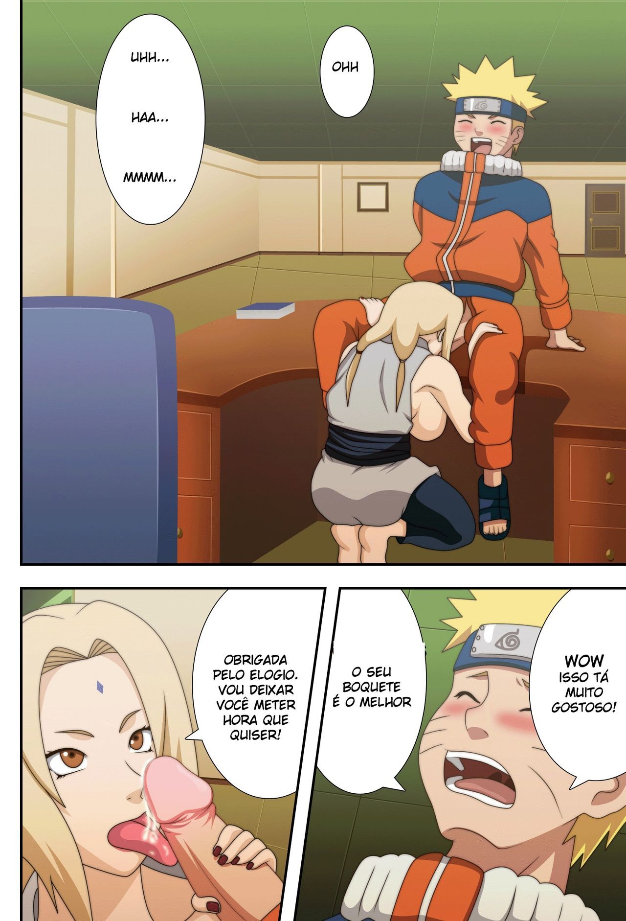 Naruto Porno: Tsunade Ninja de Peitos Grande - Página 13