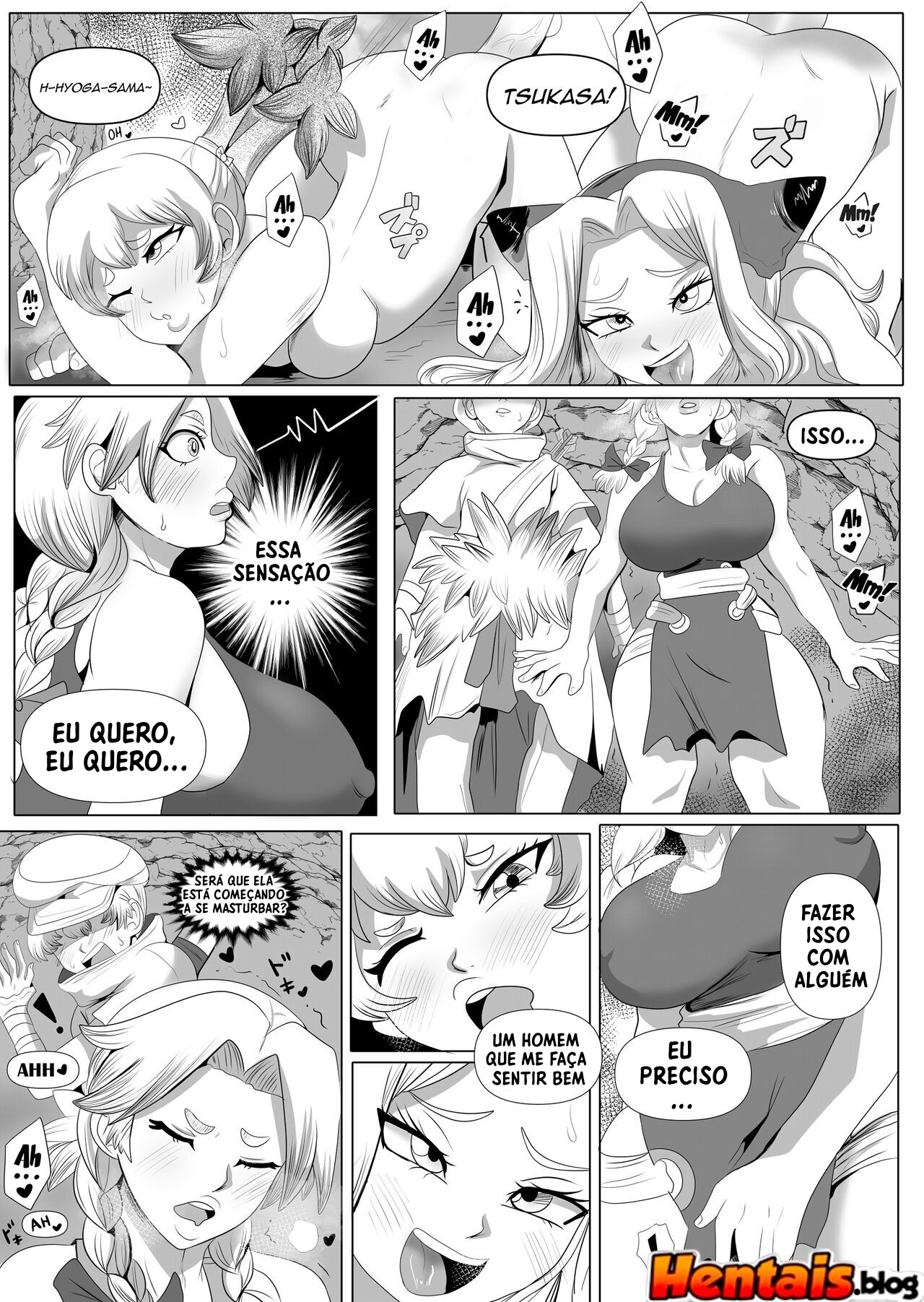Dr. Stone HQ Hentai: A Historia Alternativa - Página 13