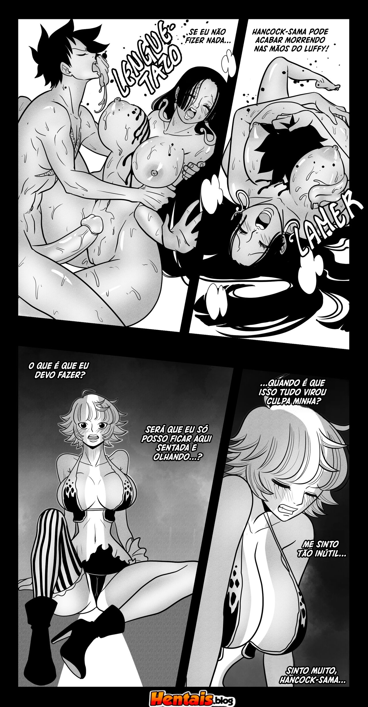 One Piece Porno: Especial Hancock x Luffy VL.02 - Página 13