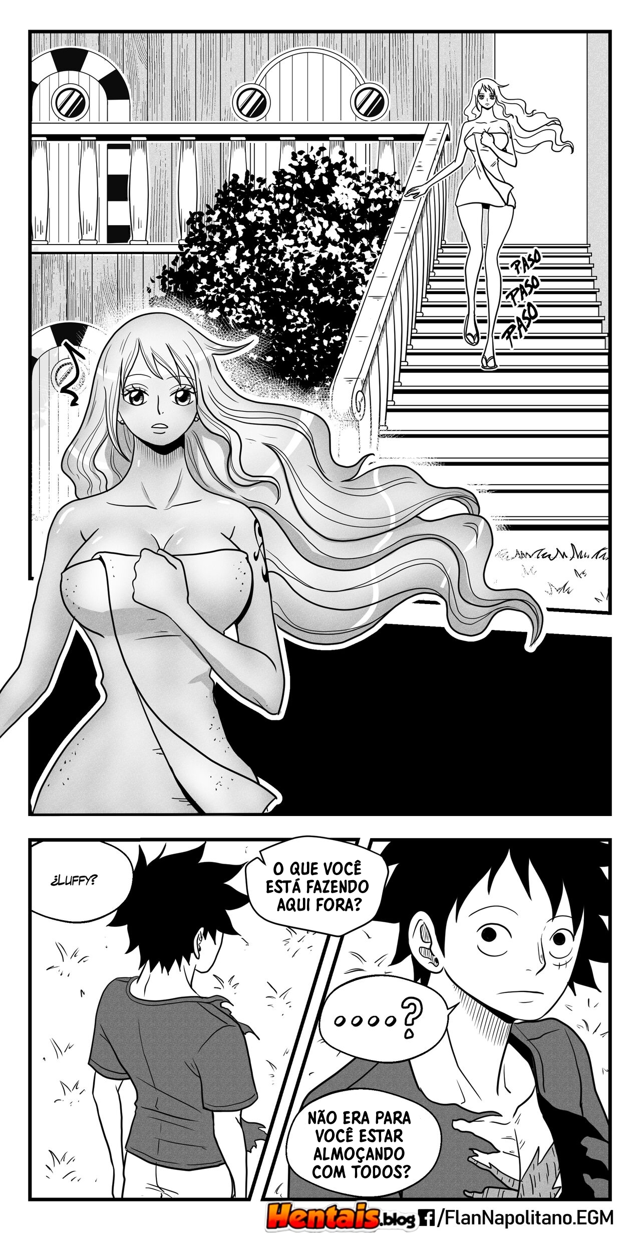 One Piece HQ Hentai: Flan Napolitan Cap.05 - Página 13