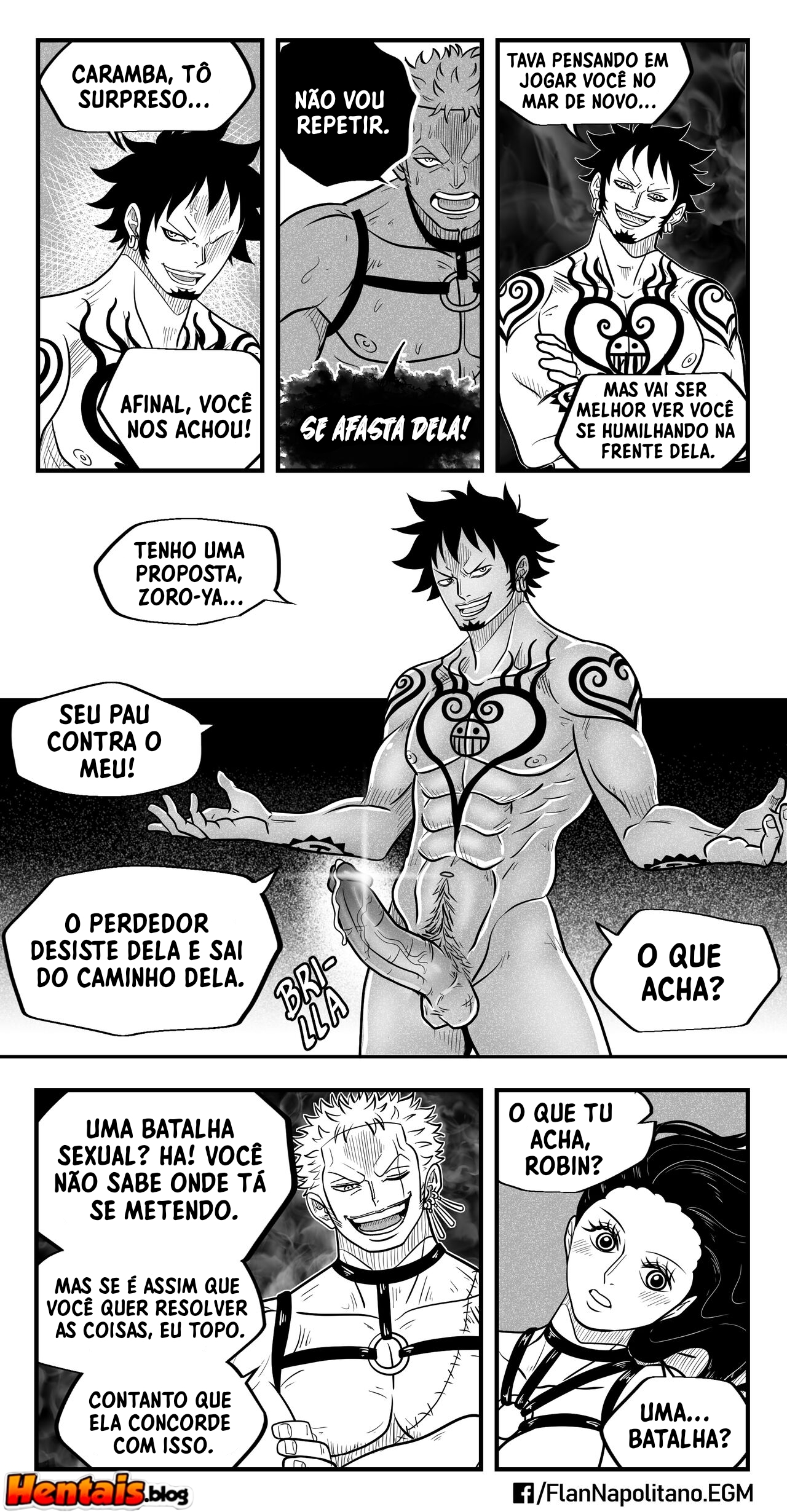 One Piece HQ Hentai: Flan Napolitan Cap.08 - Página 13
