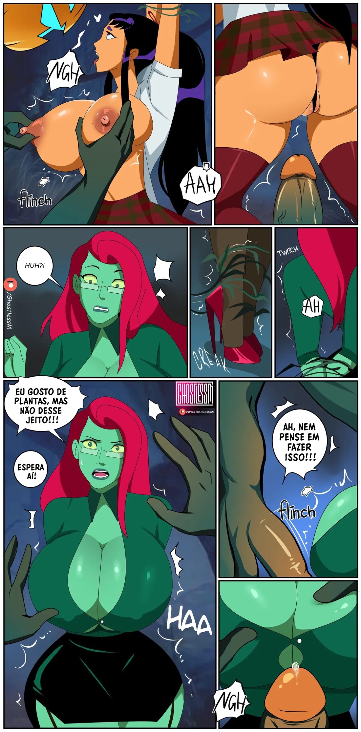 Teen Titans HQ Hentai: Noite Sinistra - Página 13