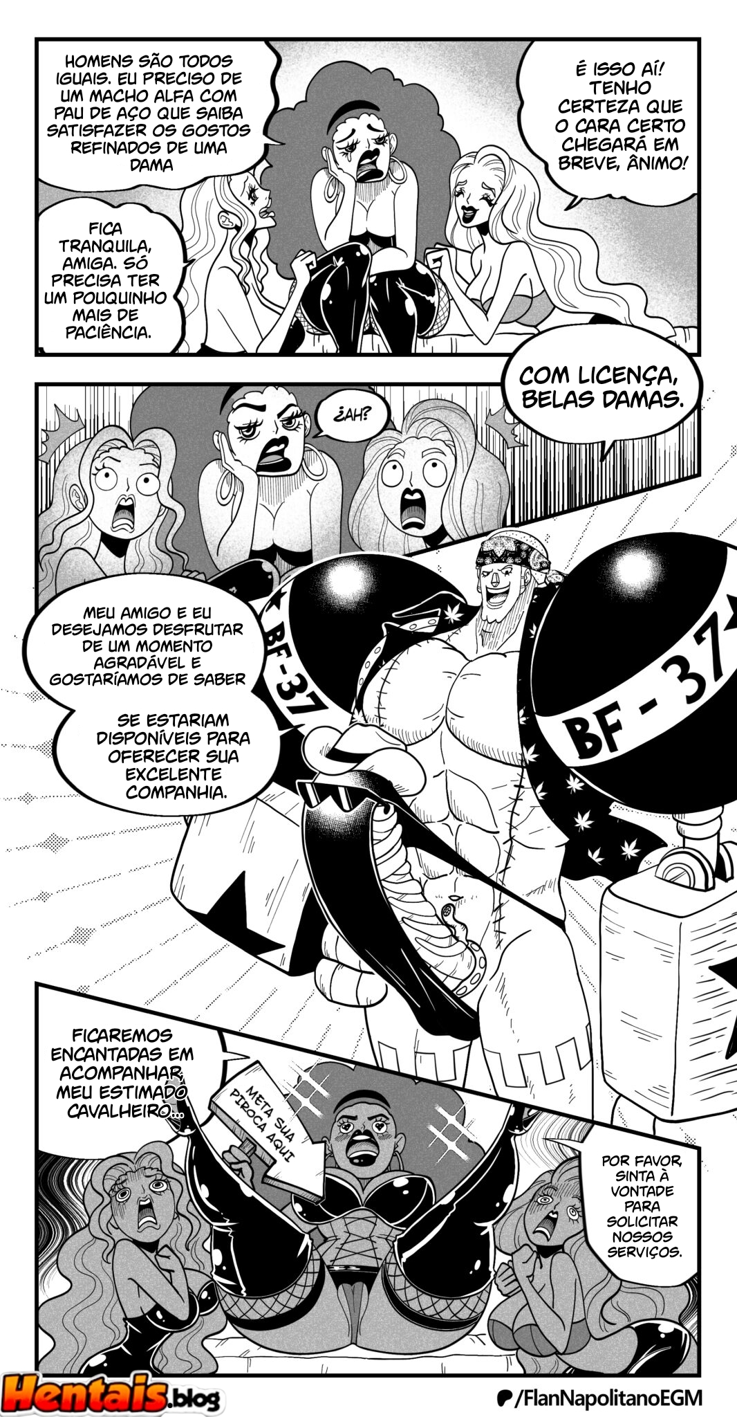 One Piece HQ Hentai: Flan Napolitan Cap.12 - Página 13