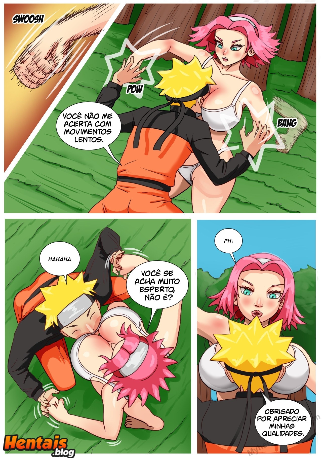 Naruto HQ Porno: Sakura e Naruto - Página 13