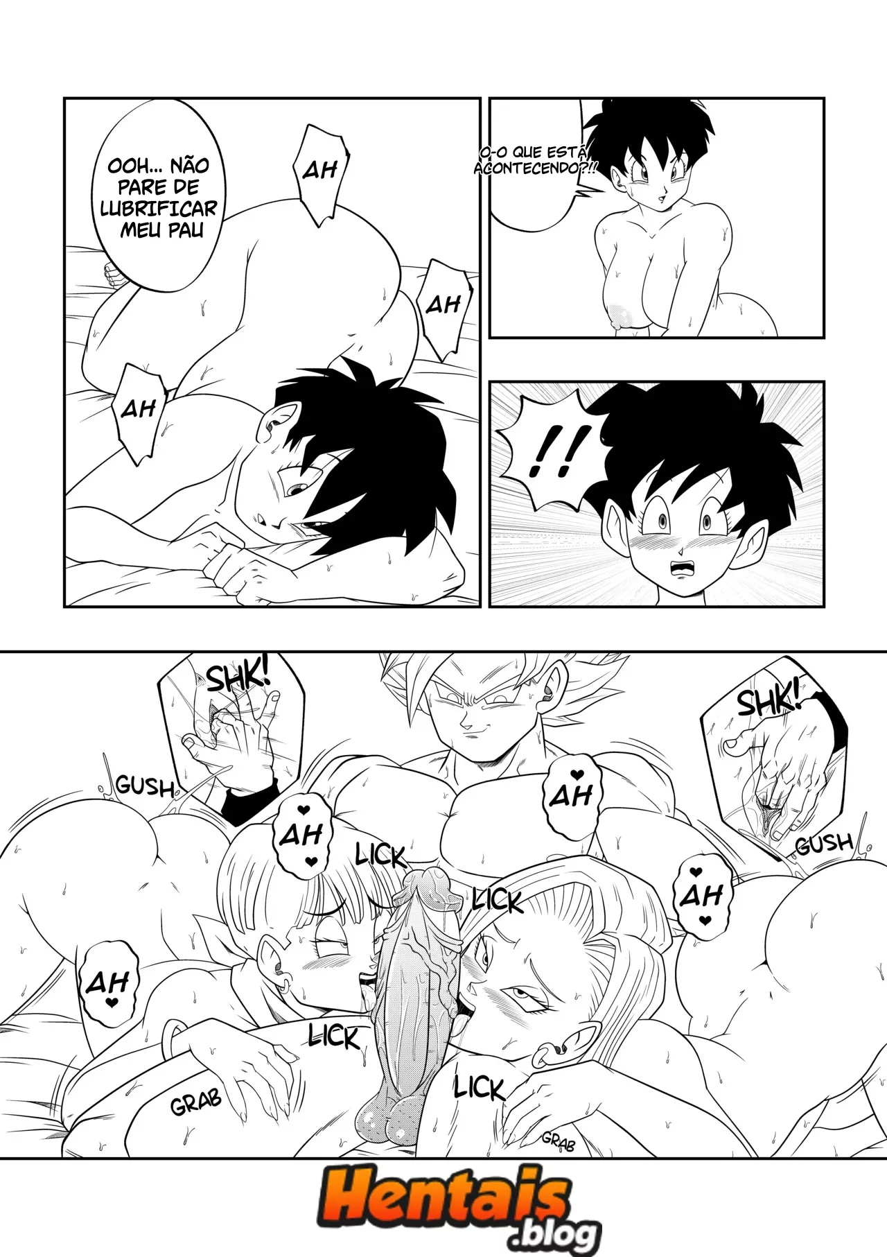 Dragon Ball: Festa do Pijama Pan x Bulma - Página 13