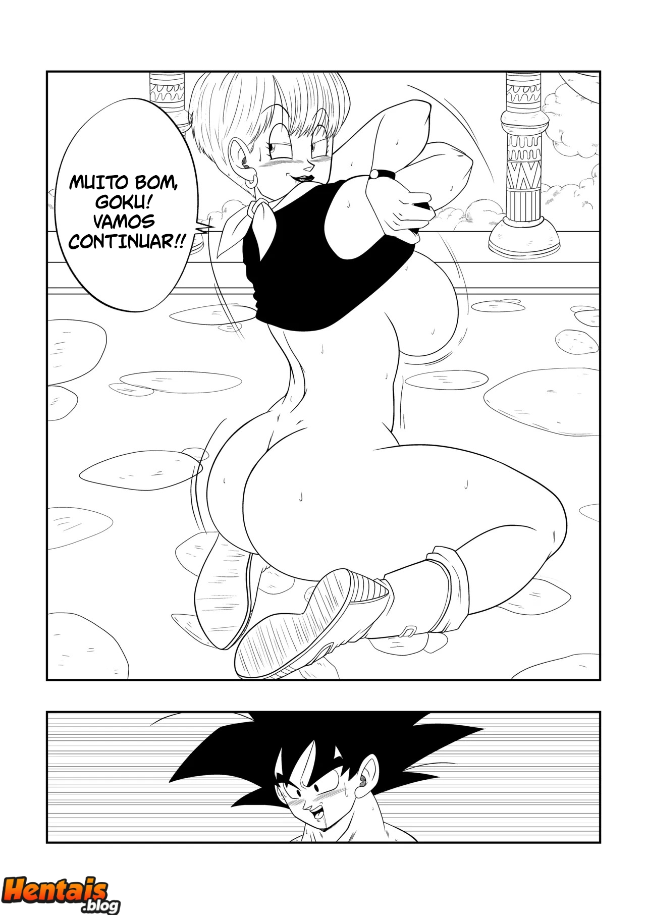Dragon Ball HQ Porno: Entre As Sombras do Palácio - Página 13