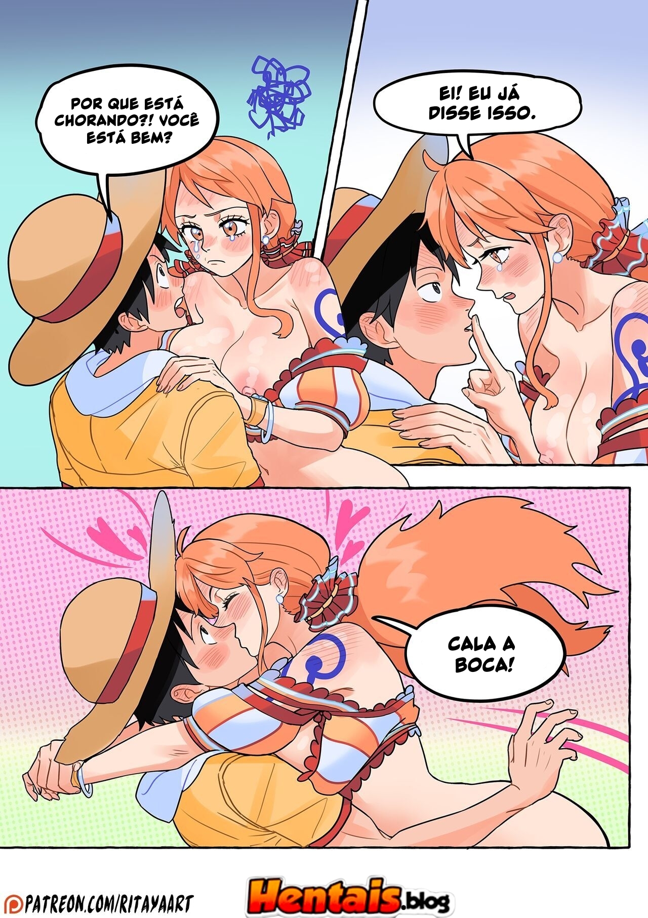 One Piece Porno: O Incidente Na Ilha Deserta - Página 14
