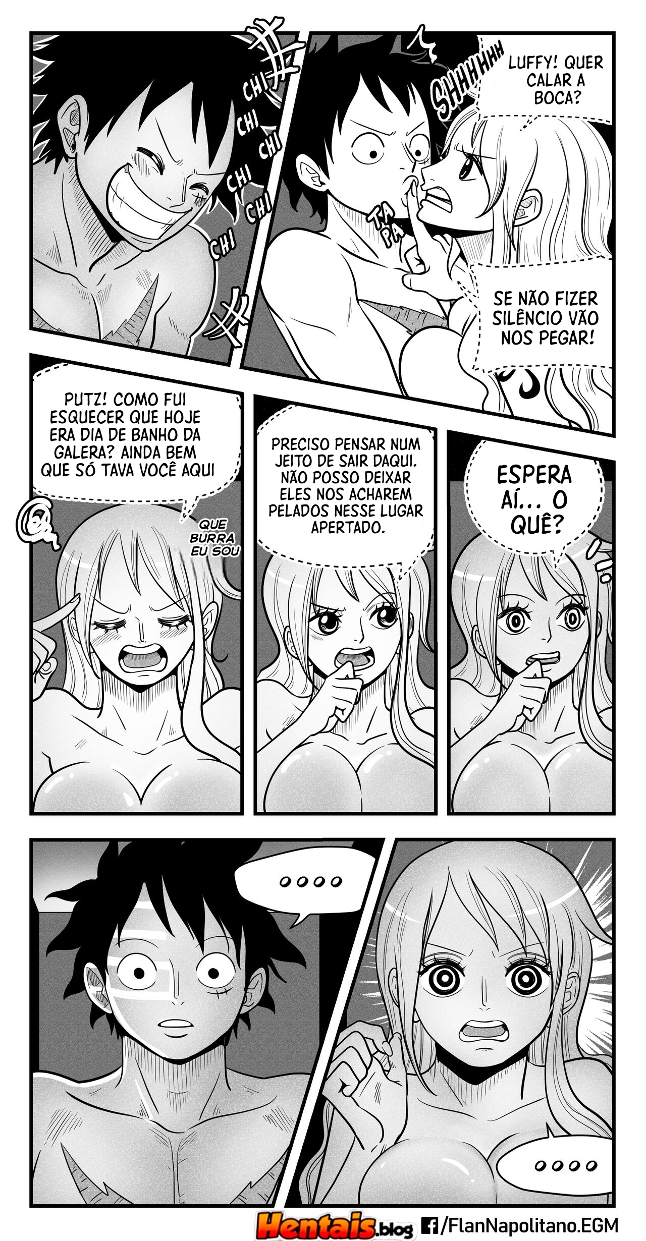 One Piece HQ Hentai: Flan Napolitan Cap.07 - Página 14