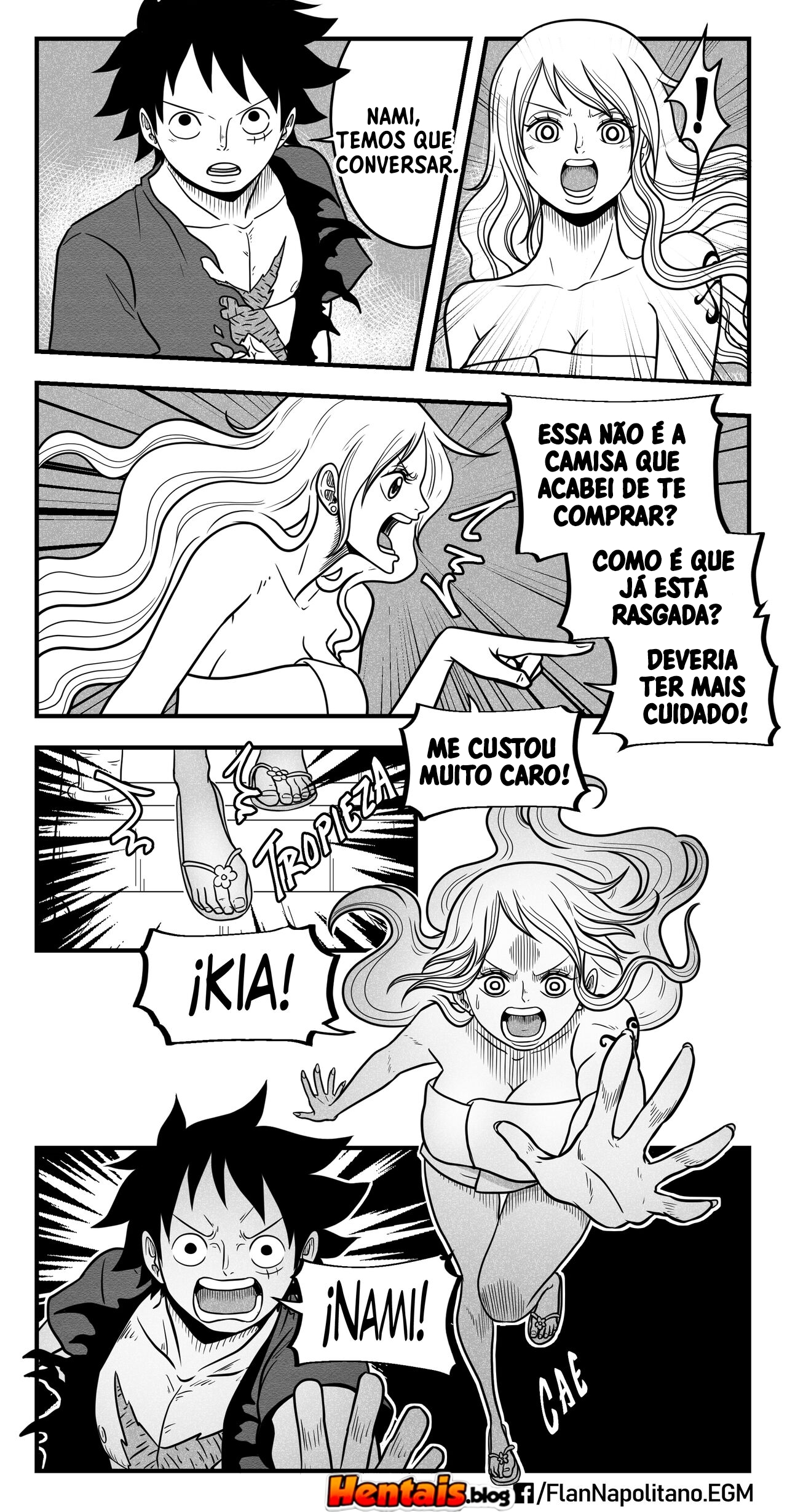 One Piece HQ Hentai: Flan Napolitan Cap.05 - Página 14